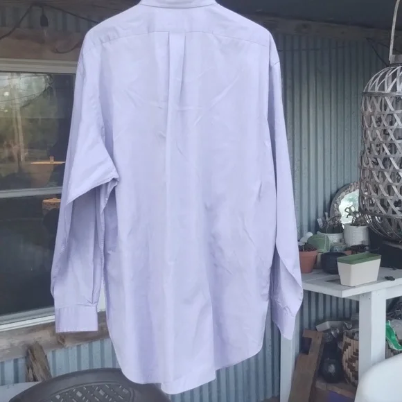 Polo by Ralph Lauren Men's Lavender Button Down Shirt 17.5 / 35 - Picture 5 of 5